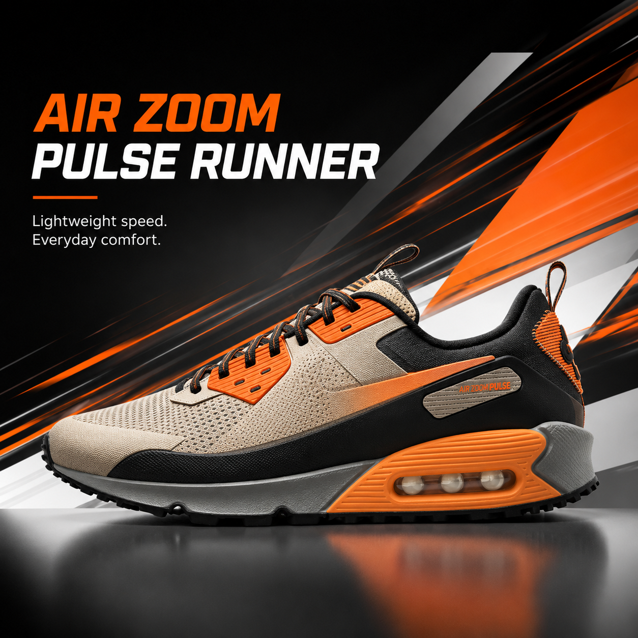 Air Zoom Pulse Runner — Lightweight speed. Everyday comfort.